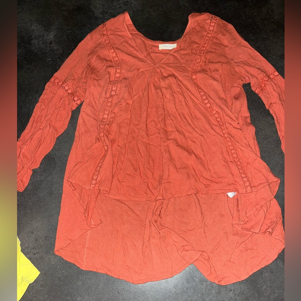 Altar’d State orange long sleeve top